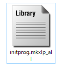 プログラム・ファイルの保存：ファイルアイコン（ライブラリ）