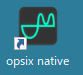 opsix nativeを起動